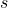 \(s\)