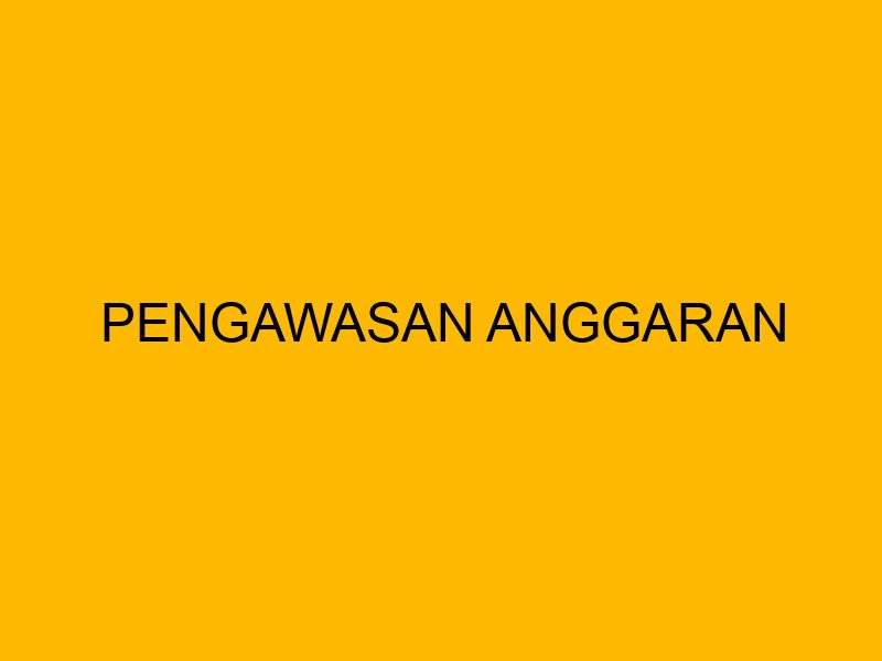 Edukasi masyarakat tentang pengawasan anggaran